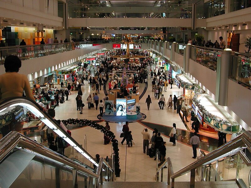 Crowded Shopping Mall