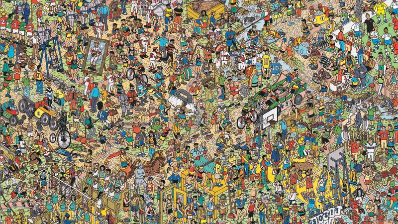 Crowded Sports Event