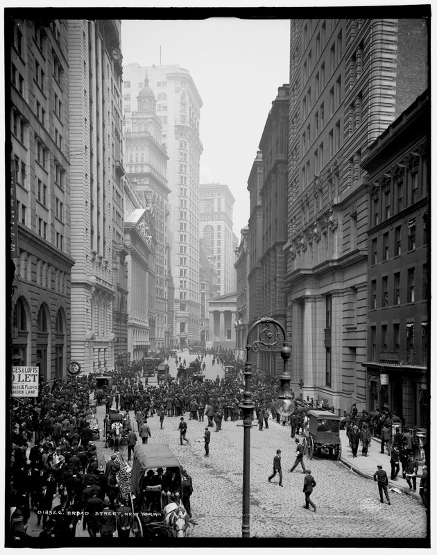Crowded Street in New York