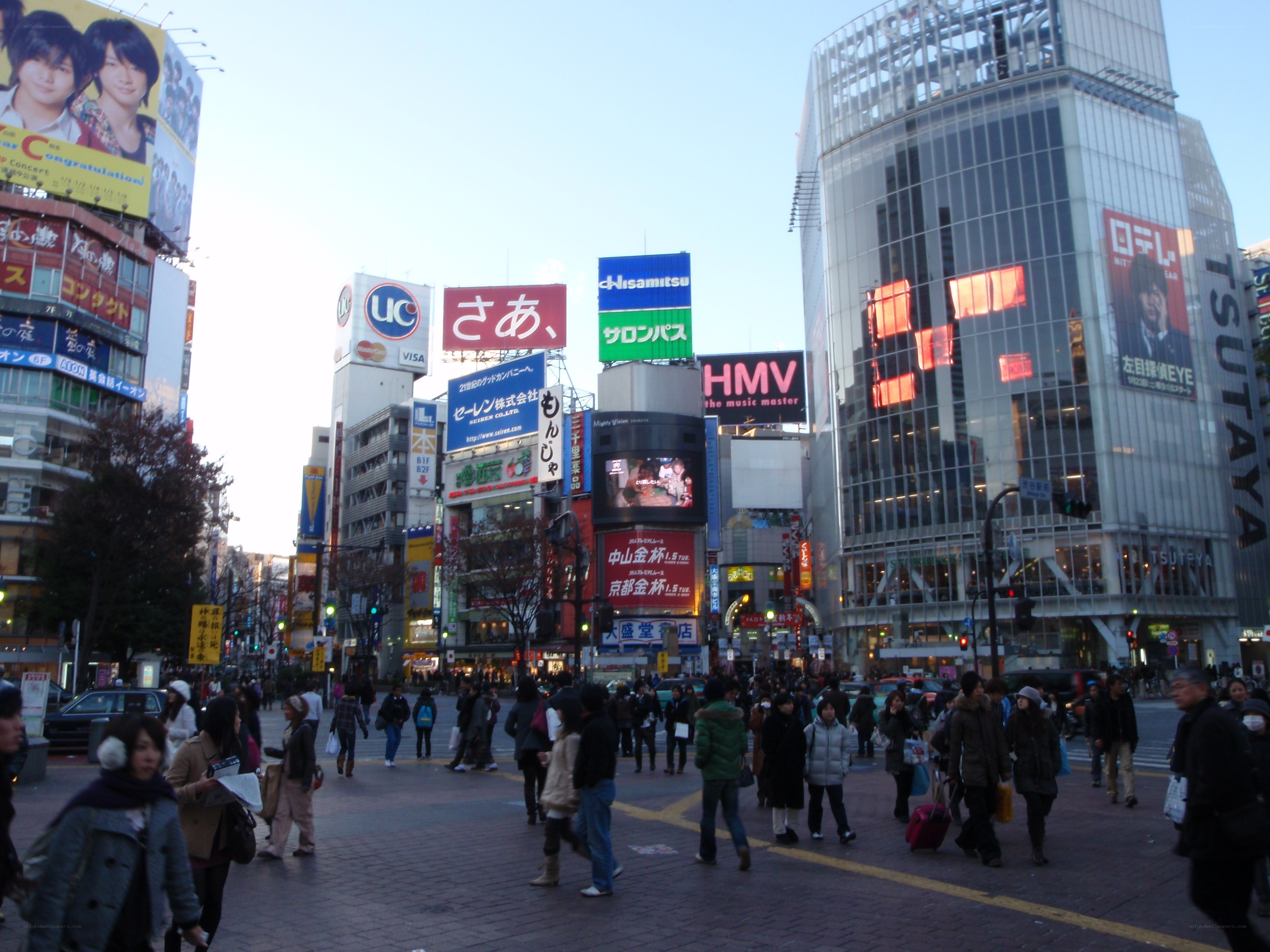 Crowded street in Tokyo