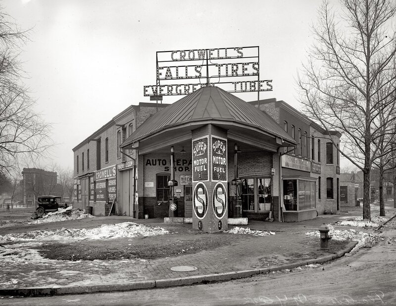 Crowell's Falls Tires gas station