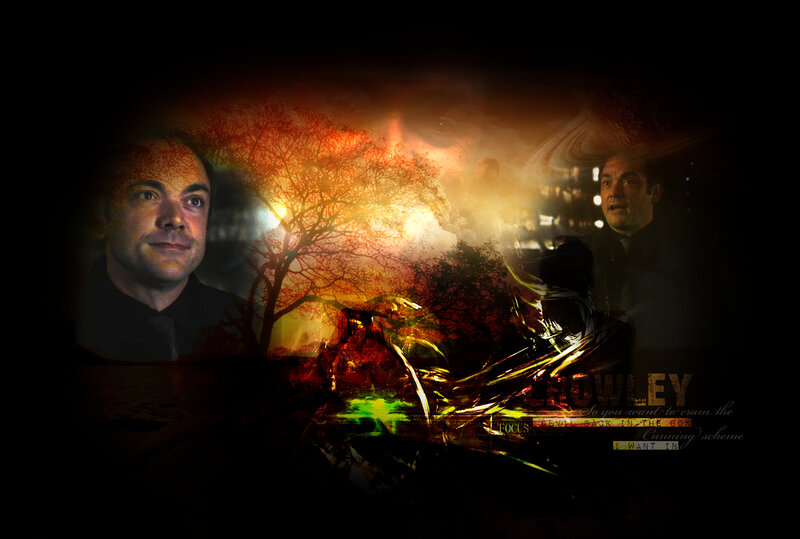 Crowley character collage