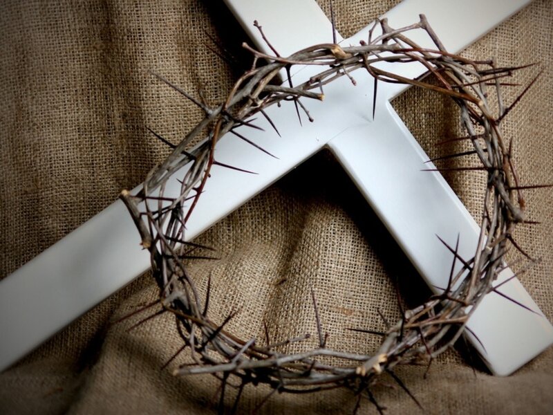 Crown of Thorns on Cross