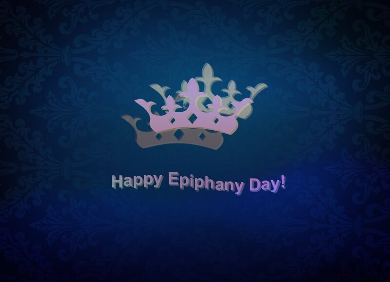 Crown on Blue Background