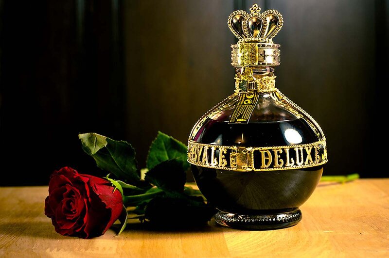 Crown-topped Bottle — Black