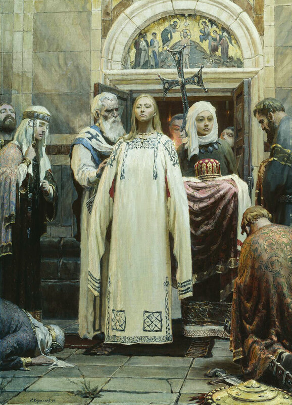 Crowning of a Russian ruler