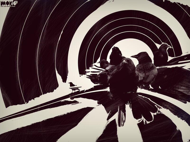 Crows in Tunnel