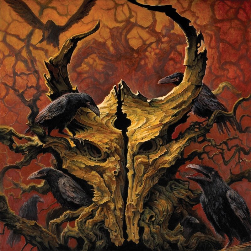 Crows on Skull