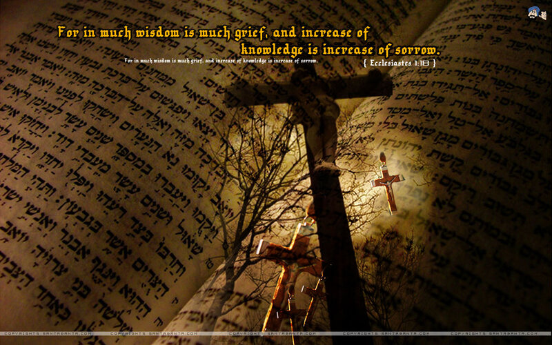 Crucifix on Ancient Scroll