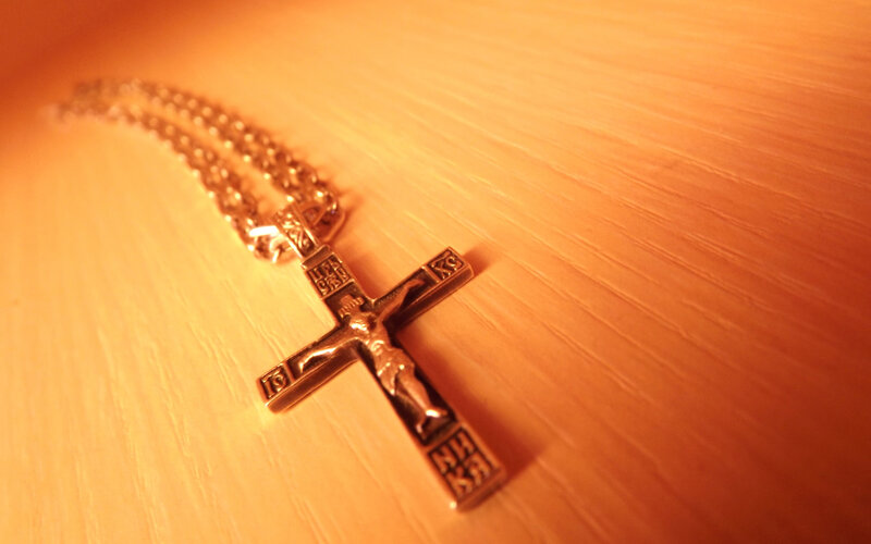 Crucifix Pendant on Chain