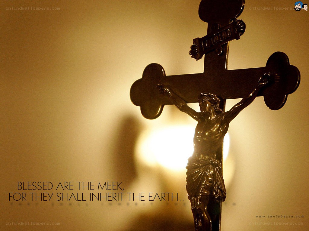 Crucifix with biblical quote
