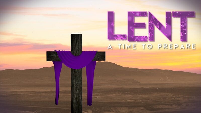 Crucifix with Purple Cloth