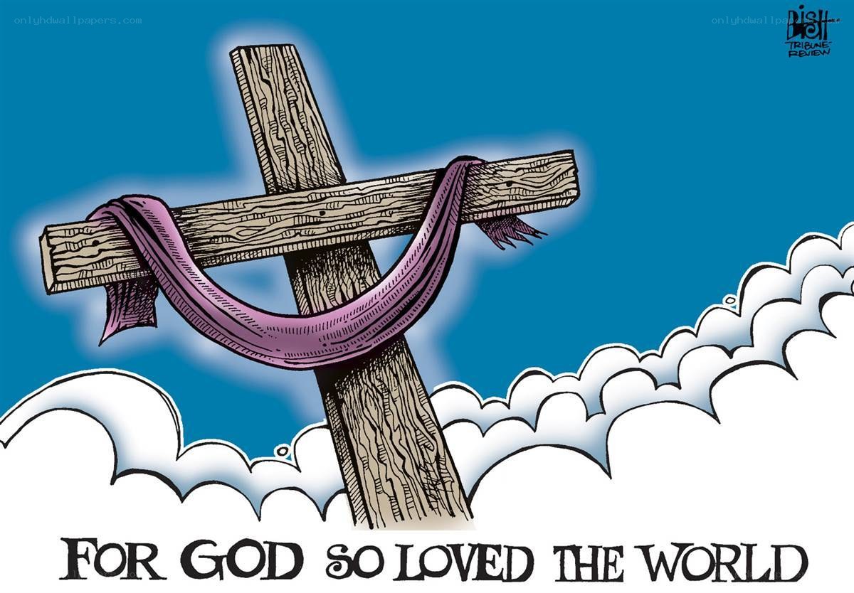 Crucifix with ribbon