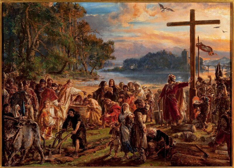 Crucifixion Scene — Brown