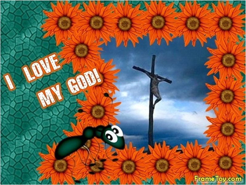 Crucifixion Scene — Orange