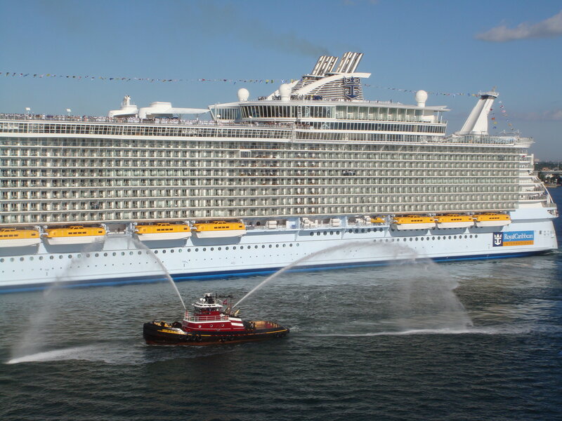 Cruise Ship and Tugboat
