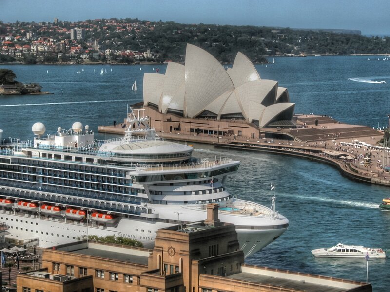 Cruise Ship at Opera House
