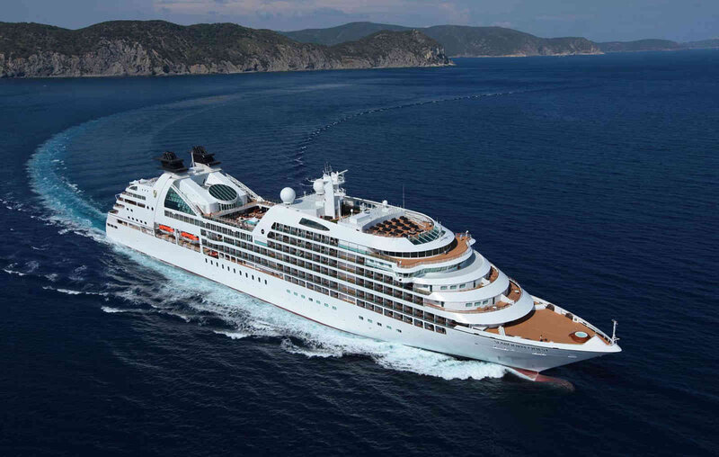 Cruise Ship at Sea — White, Serene, Afternoon, Photograph, Ocean