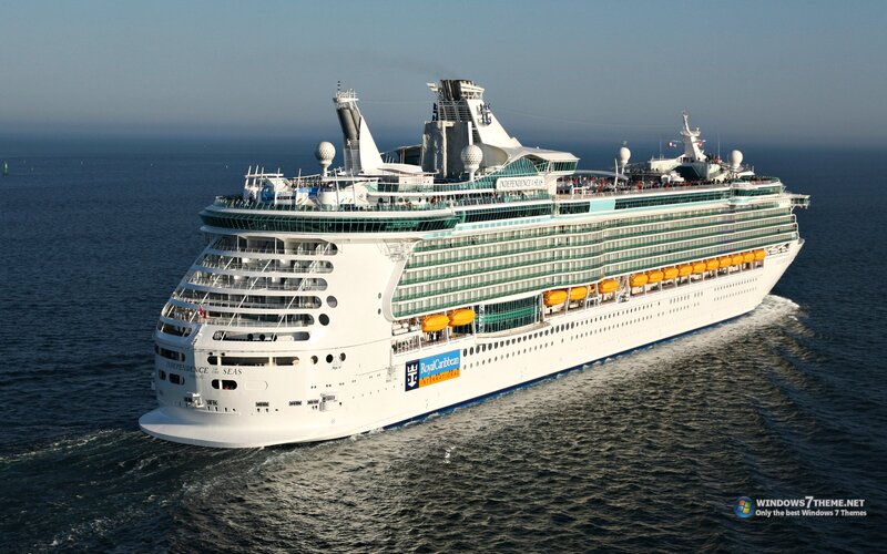 Cruise Ship at Sea — White, Serene