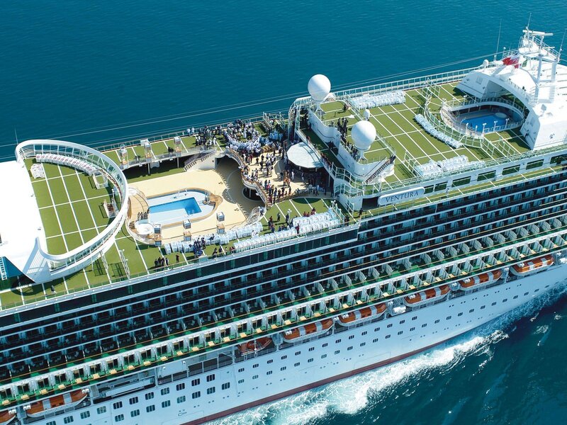 Cruise Ship Deck — White