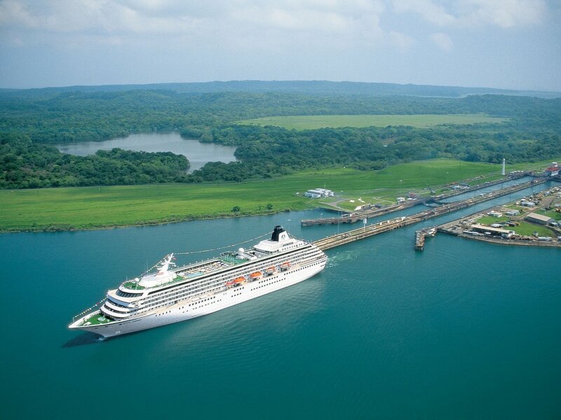 Cruise Ship in Canal