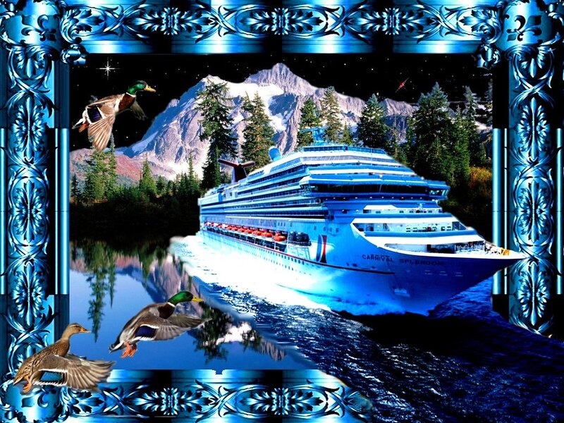 Cruise Ship in Forest