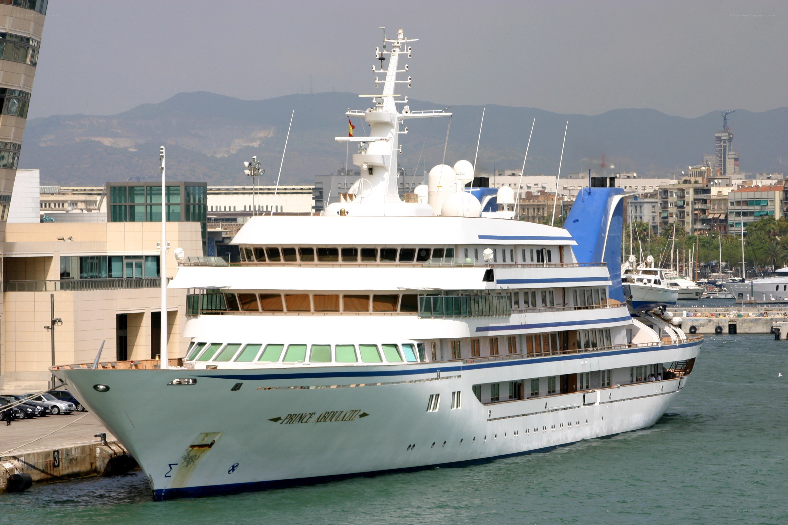 Cruise ship in harbor