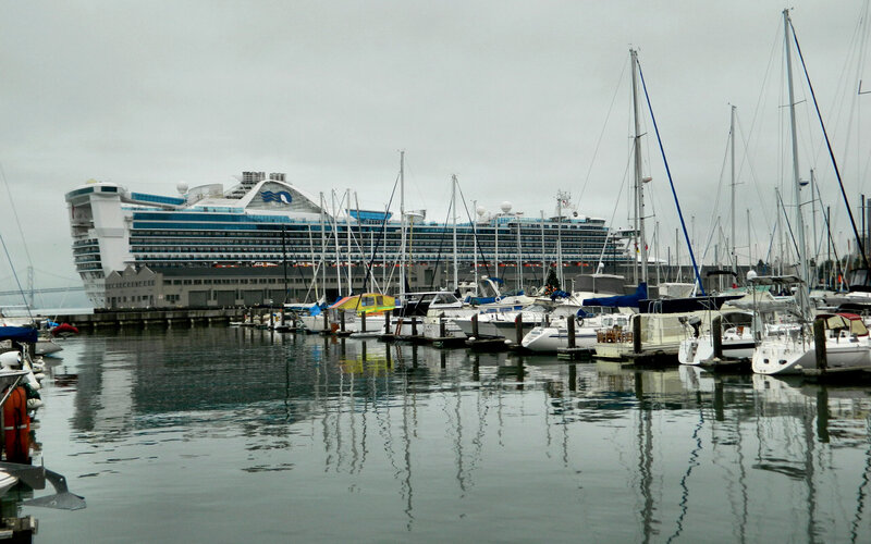 Cruise Ship in Marina