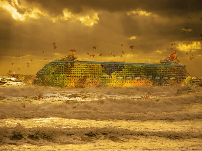 Cruise Ship in Storm