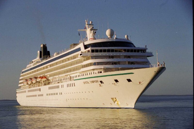 Cruise ship on calm waters