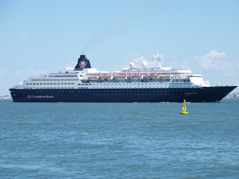 Cruise ship on the water