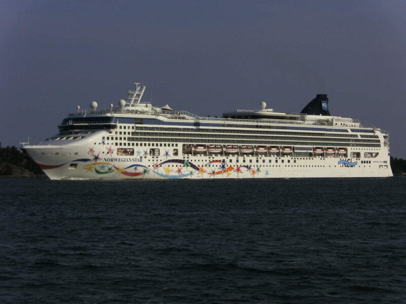 Cruise Ship on Water — White, Calm, Afternoon, Photograph, Ocean