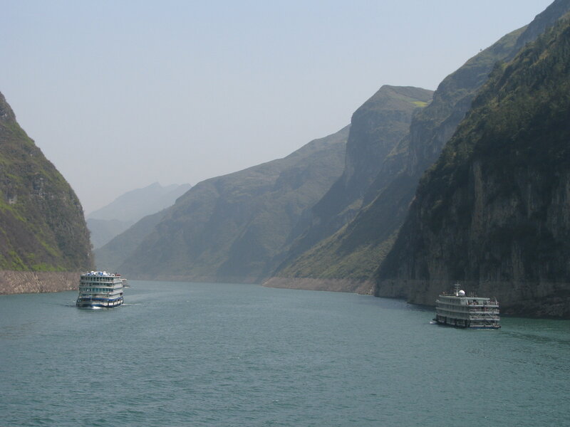 Cruise Ships in Canyon