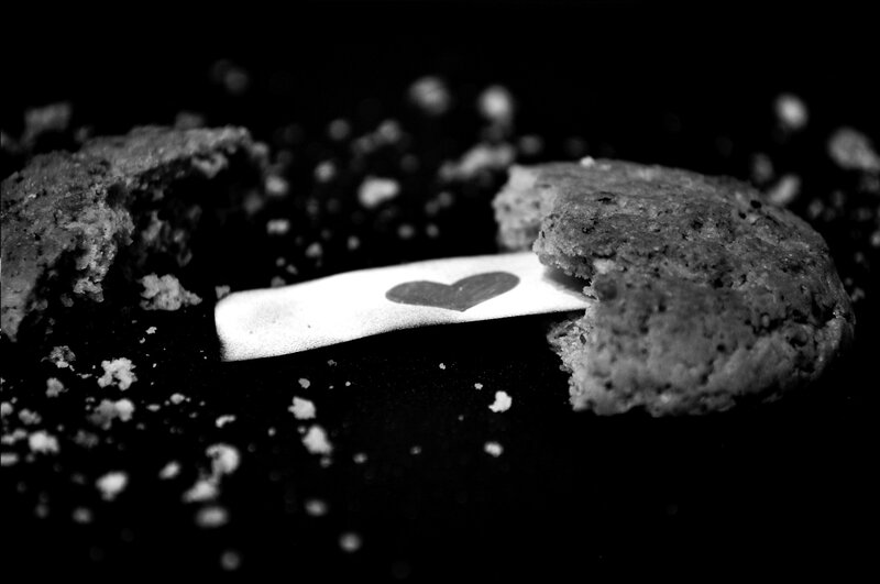Crumbled Cookie with Heart