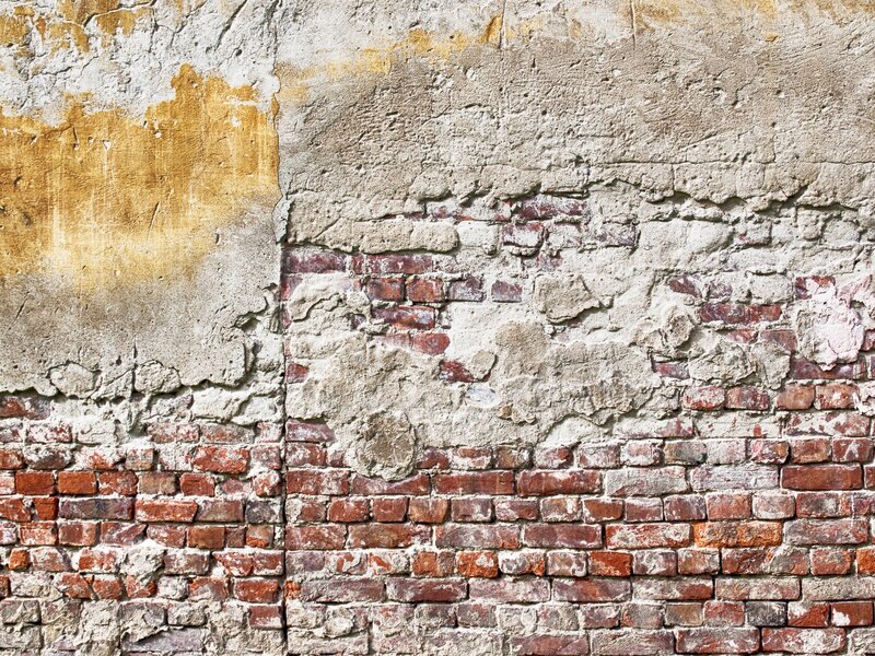 Crumbling Brick Wall