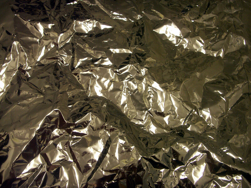 Crumpled Aluminum Foil