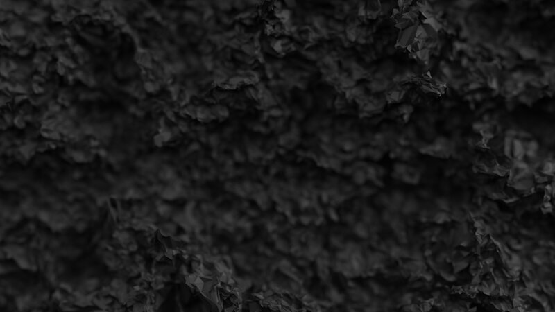 Crumpled Black Paper — Dark, Abstract