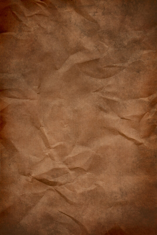 Crumpled Brown Paper — Neutral, Photograph, Wrinkles