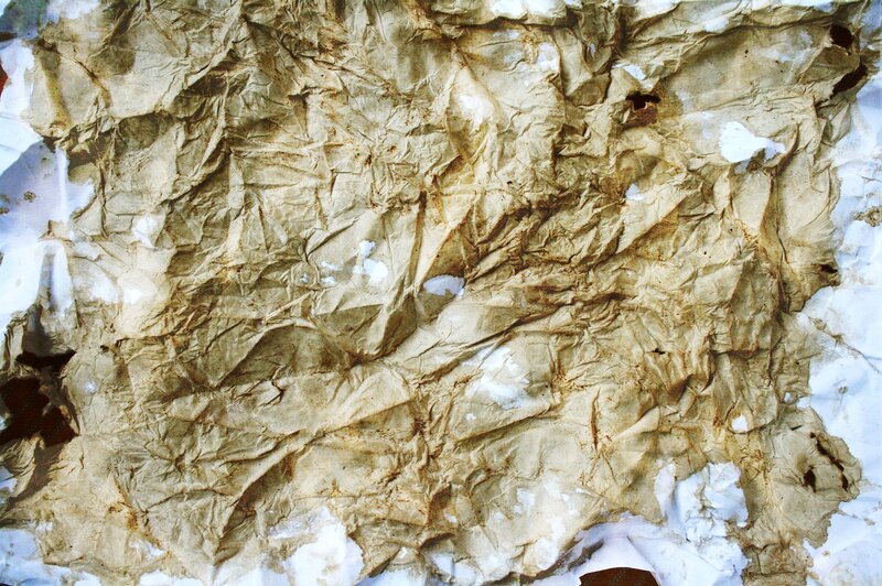 crumpled brown paper texture