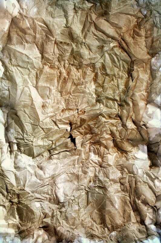crumpled brown paper texture