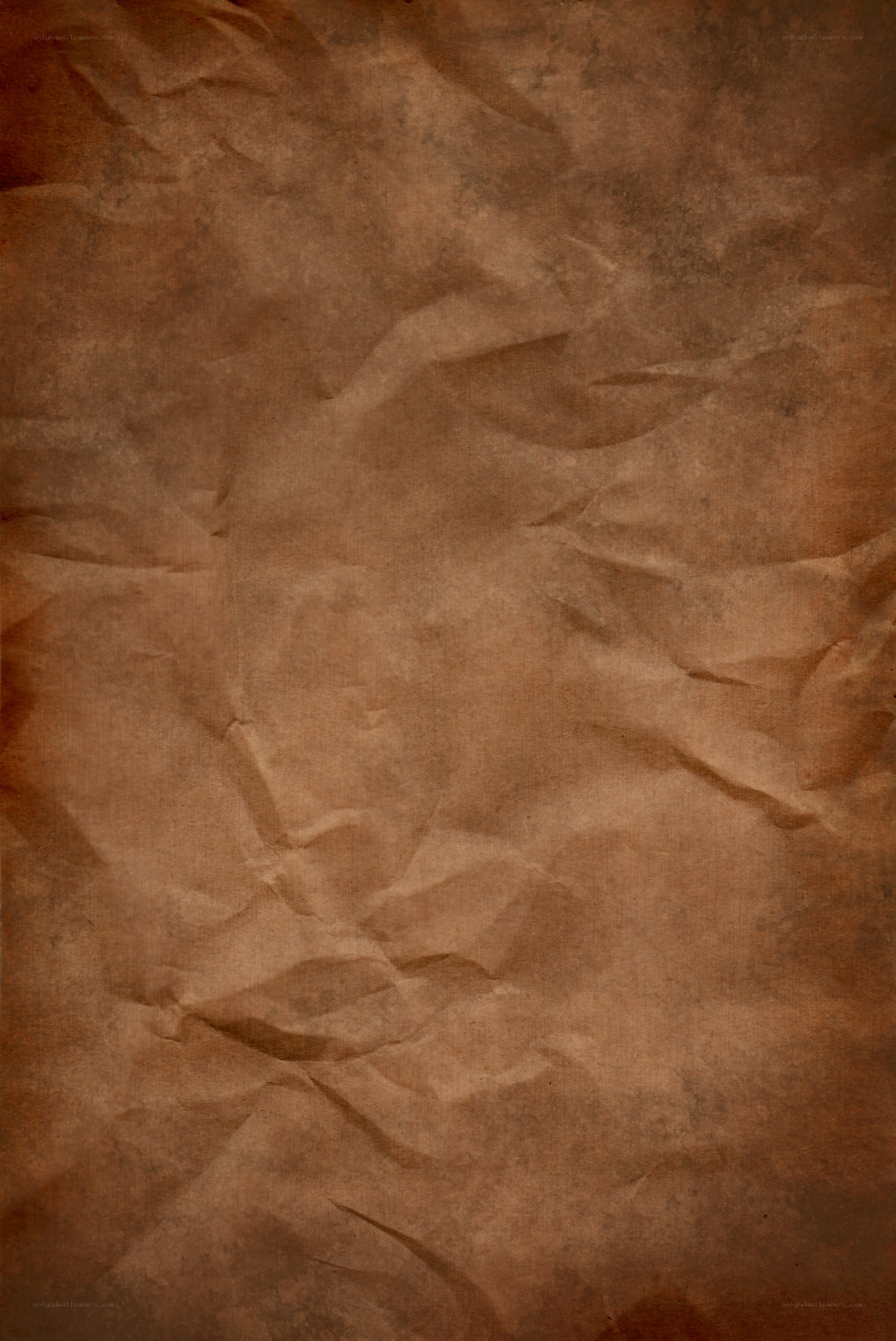 crumpled brown paper texture