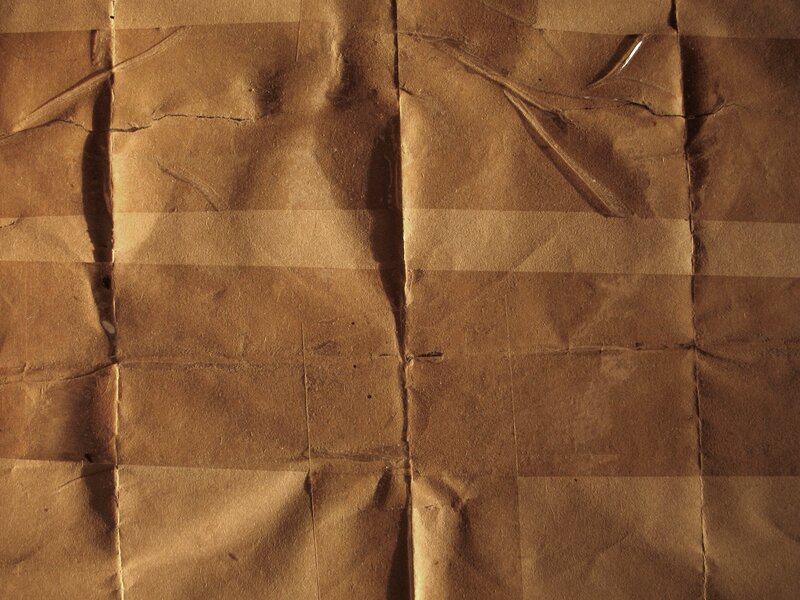 crumpled brown paper texture