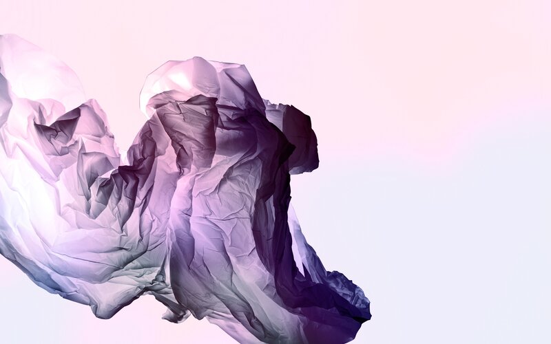 Crumpled Fabric — Purple