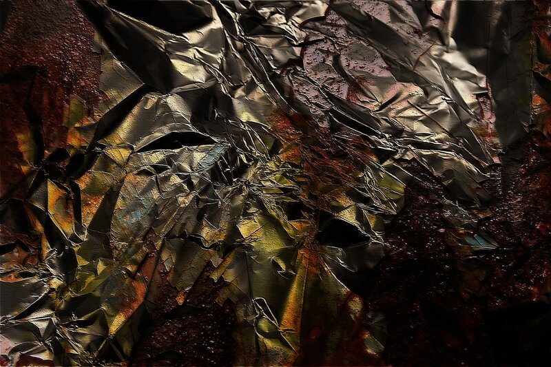 crumpled foil texture