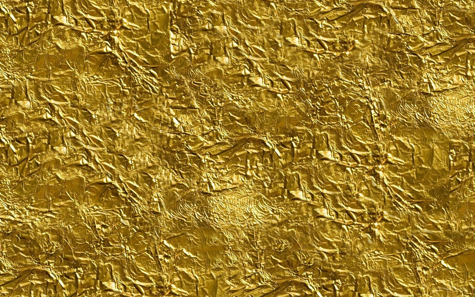 crumpled gold foil texture