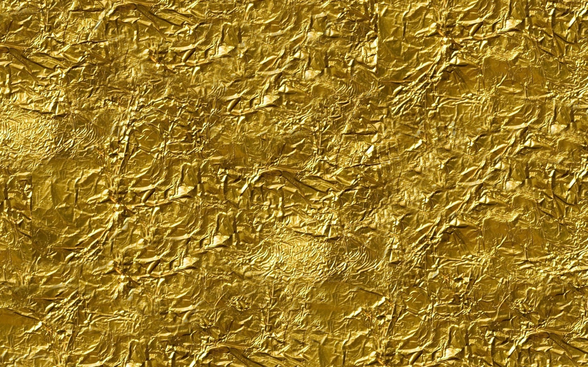 crumpled gold foil texture