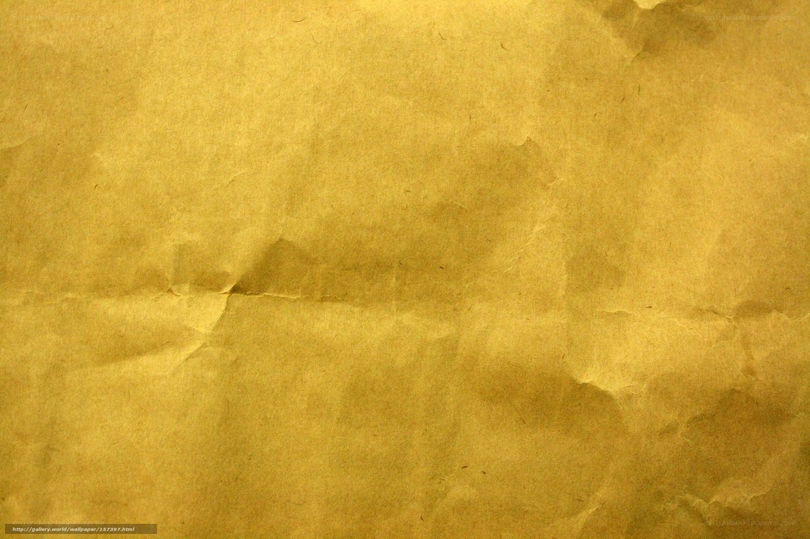crumpled golden paper texture