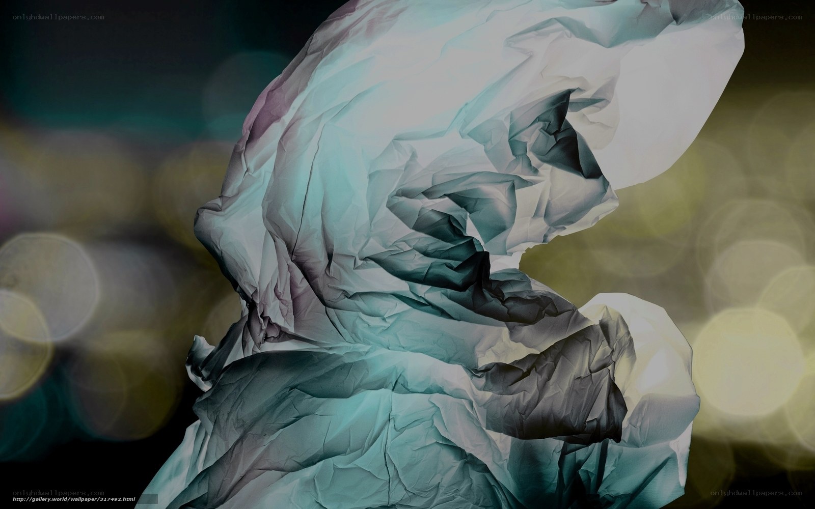 crumpled paper abstract