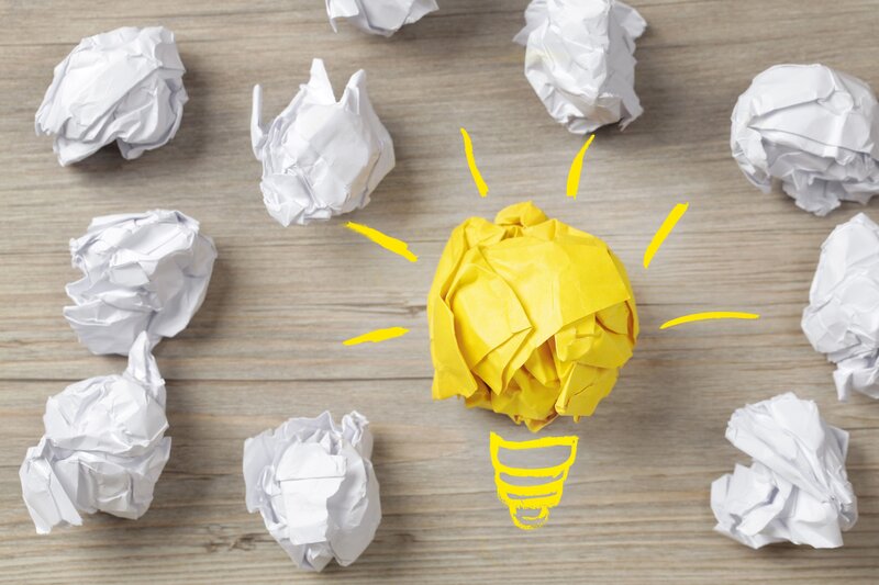 Crumpled Paper Balls — White