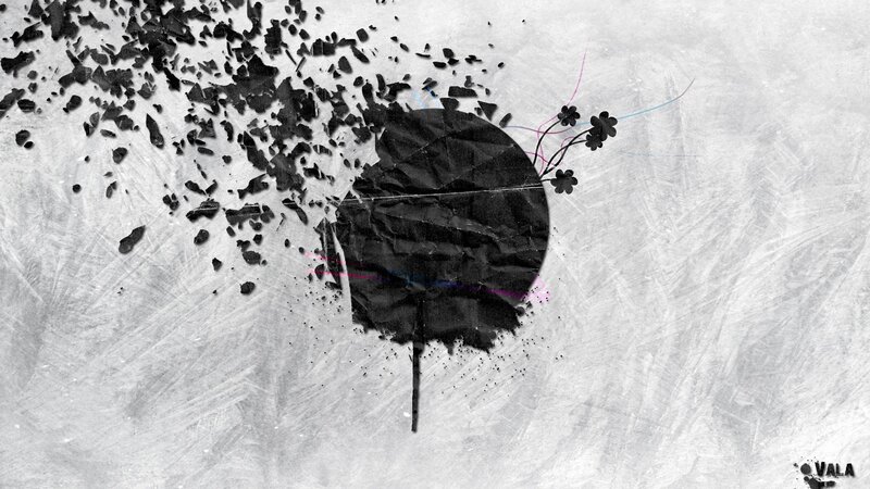 crumpled paper explosion